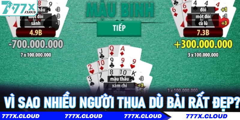 Vì sao nhiều người thua dù bài rất đẹp?